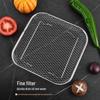 Подставка для приготовления на пару из нержавеющей стали: Аксессуар для аэрофритюрницы для выпечки, охлаждения, слива жира и обезвоживания