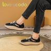 Handmade Women's and Girls' Natural Leather Comfortable Platform Fashion Casual Shoes