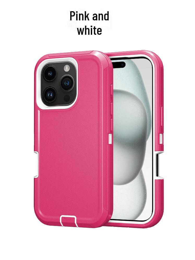 Чехол для телефона Apple 16 Pro Max Three-Proof Solid Color Anti Fall