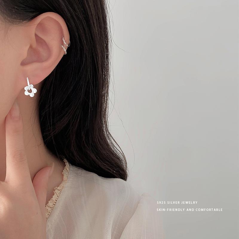 Sweet Flower Earrings for Women Girly Light and Luxurious Earrings Earrings