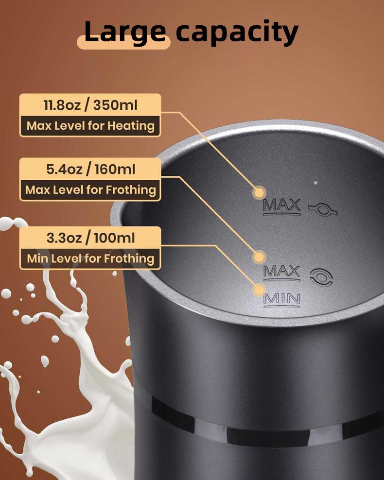 Полностью автоматический вспениватель молока: Многофункциональная электрическая машина для горячих и холодных латте и кофейной пены