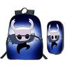 Нейлоновый рюкзак с принтом Hollow Knight, набор из 2 рюкзаков, популярная игра, водонепроницаемый, школьная сумка для детей, для мальчика, рюкзак большой емкости
