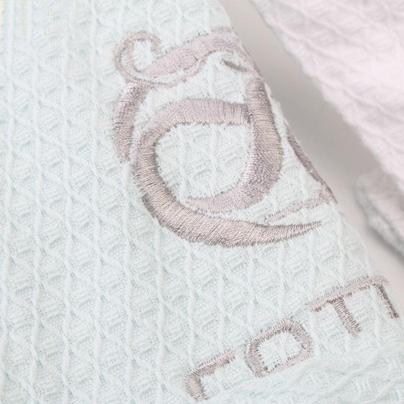 Унисекс Вафельный Хлопковый Халат - Легкая Летняя Домашняя Одежда