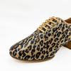 Модные новые материалы Танцевальная обувь Трехмерный леопардовый принт Взрослые женщины Для помещений Мягкая подошва Латиноамериканские танцы Учитель Танцевальная обувь