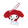 K Company My Melody Kuromi (Angel Series) Ball Chain Mascot, My Melody, Red, MK-BM-MMR, H11 X W12.7 X D7.3cm