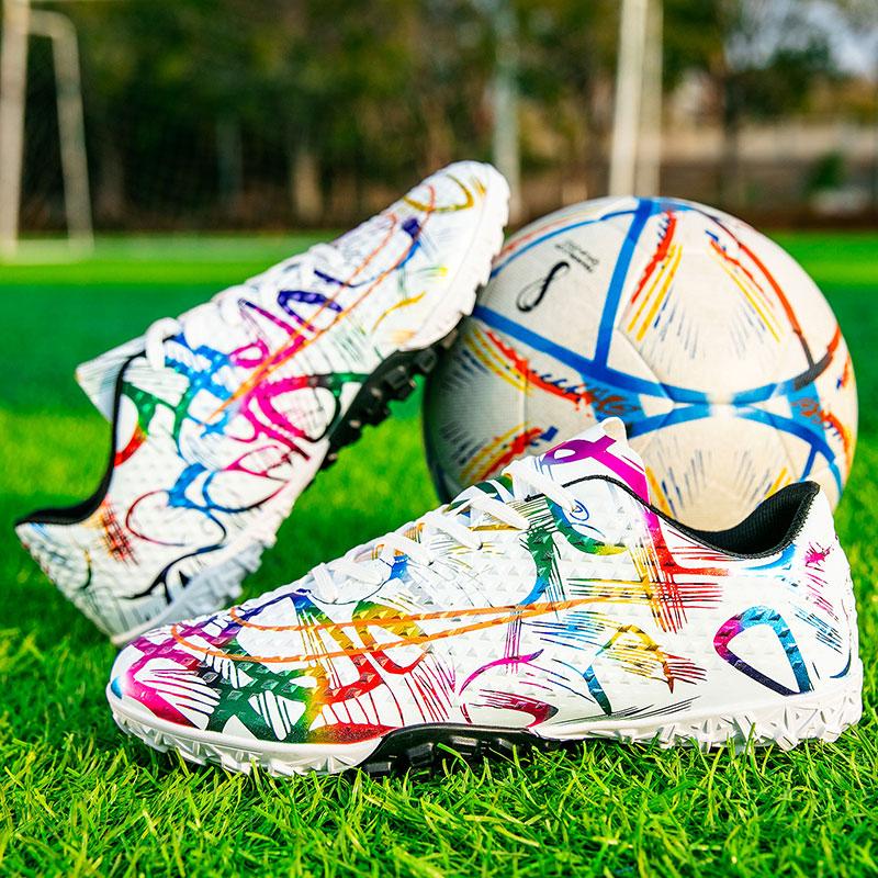 2025 Fashion Professional Football Shoes Tf Nail Sports Training Shoes for Men and Women Football Shoes for Boys Free Shipping h