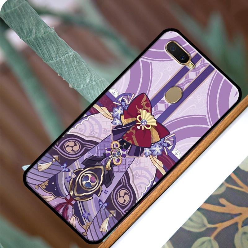 Genshin Impact Raiden Shogun Case For OPPO A83 A91 A93 A1K A15 A3S A54 A74 A94 A5 A9 A31 A53 A52 A72 A53S Back Cover