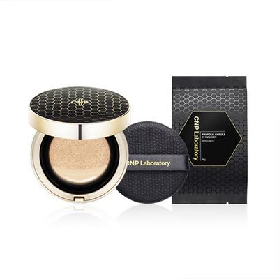 CNP Tea & Park Propolis Ampoule в кушоне Foundation 15 г + сменный блок 15 г, набор, нет. 21, 1 комплект
