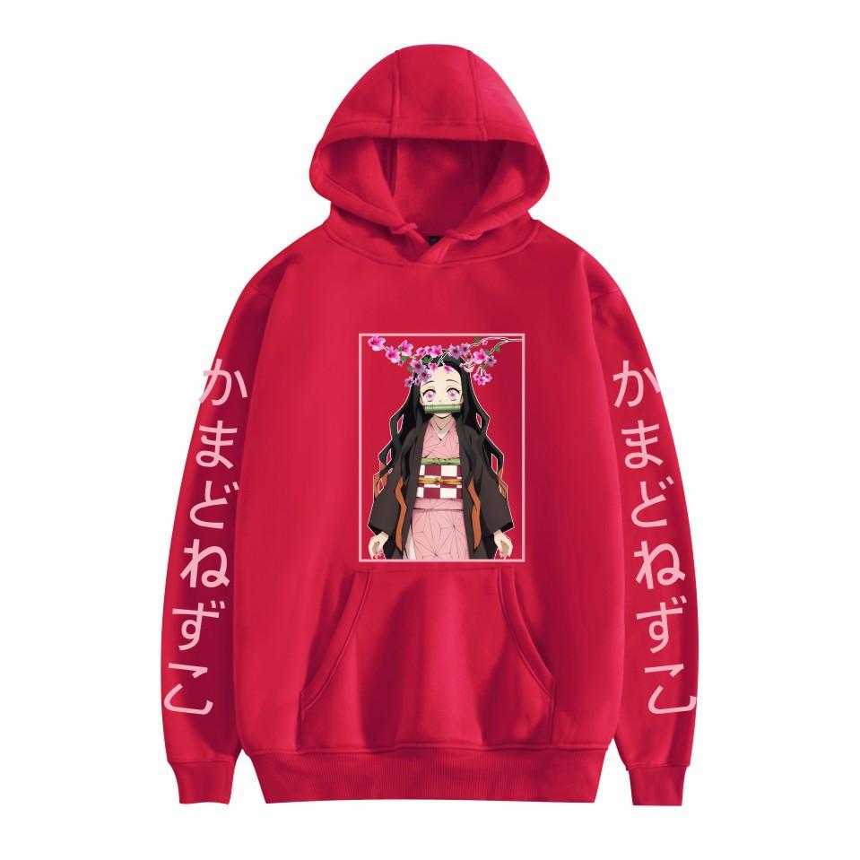 Толстовки Kimetsu No Yaiba Demon Slayer с принтом в стиле аниме Kamado Nezuko Harajuku Hoodie Unisex Y2k Clothing Sudadera