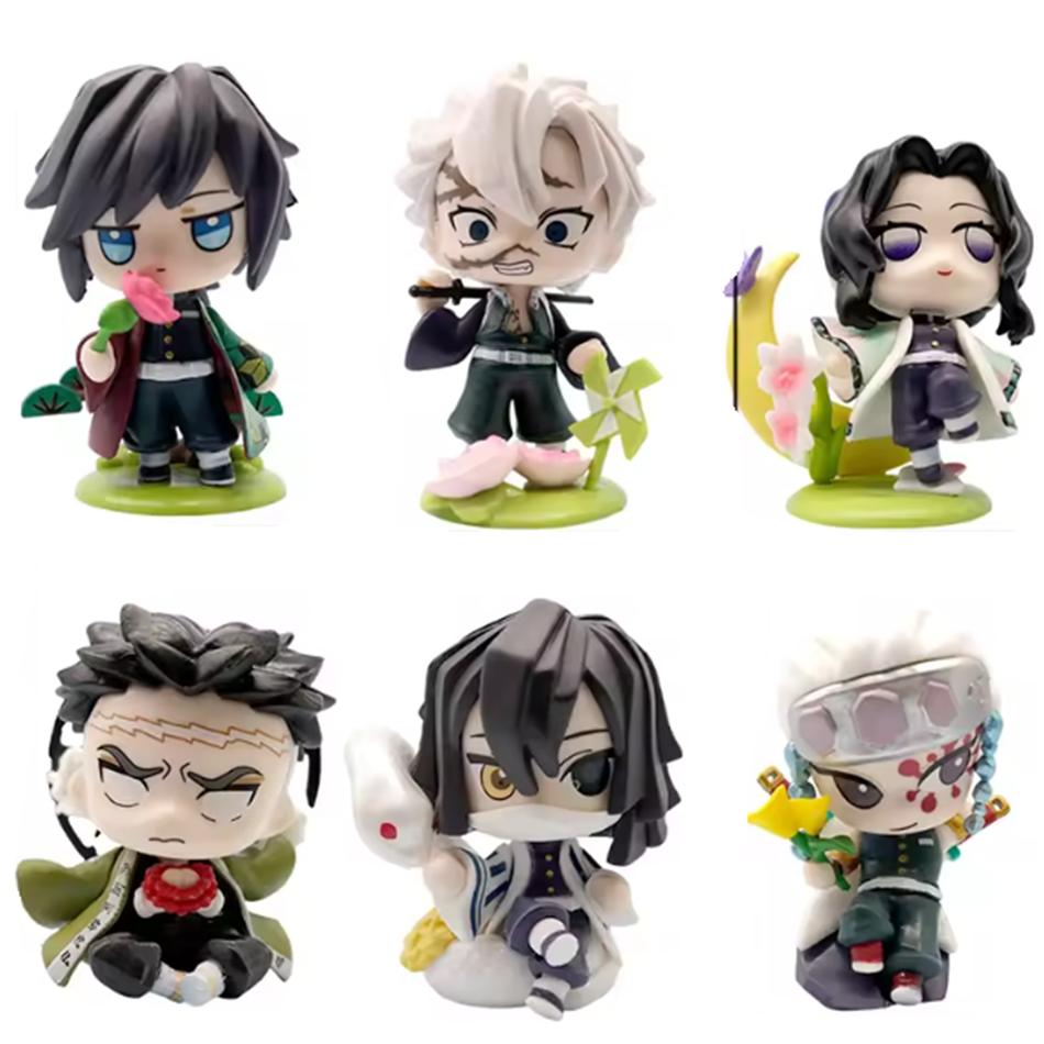 Новая Mystery Box Demon Slayer Аниме Фигурки-сюрпризы Blind Box Камадо Незуко Танджиро Хашибира Иноске Коробка-сюрприз Подарок на День Рождения Высокое Качество