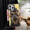Ударопрочный чехол для телефона с изображением ротвейлера для iPhone 17 Air 16 16E 15 Pro Max 14 Plus 13 Mini 12 Задняя крышка Противоударный Fundas
