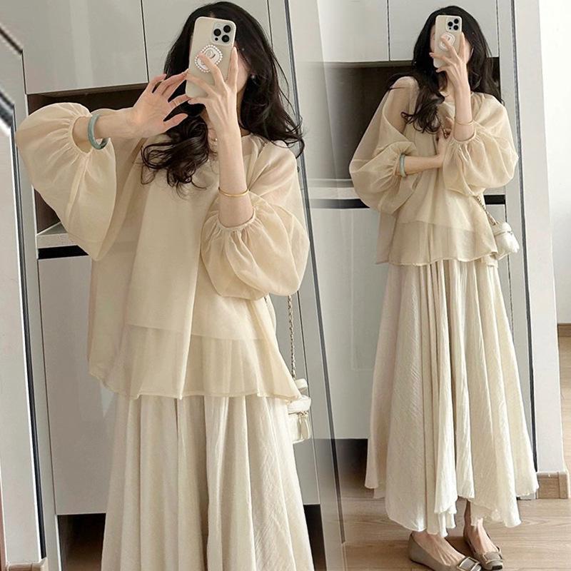 High-Quality Internet Celebrity Style Petite Two-Piece Age-Reducing Skirt Set - Versatile Cool or Sweet Streetwear