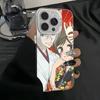 Чехол для телефона с аниме K-Kamisama Kiss для iPhone 16 15 14 13 12 11 Pro Max Белый Ультратонкий Лазерный Металлик Аврора Funda
