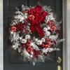Quality Craft Prelit White Christmas Wreath Christmas Door Hanger Decoration