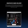 GM961 Алюминиевый вертикальный держатель видеокарты с одной опорой, кронштейн для настольного ПК, чехол для видеокарты