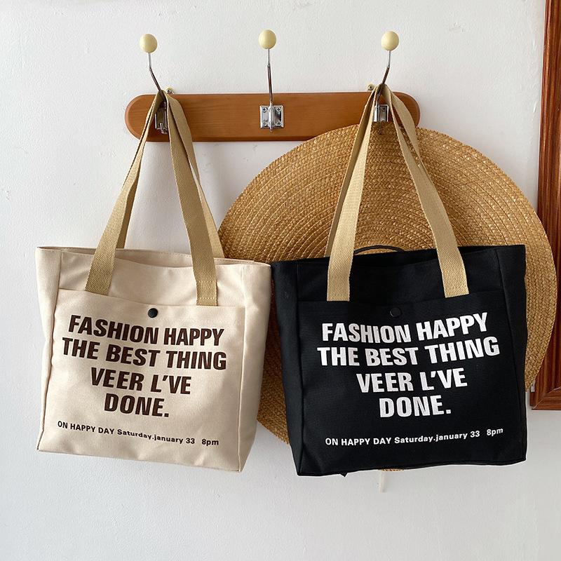 Холщовые сумки-тоут для женщин, большая вместительная сумка на плечо, студенческие занятия, поездки на работу, сумка для ноутбука, повседневные сумки ARI