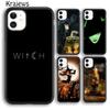 Чехол для телефона Krajews Halloween Moon Witch Horror для iPhone 14 5 6s 7 8 plus X XR XS 11 12 13 pro max Samsung Galaxy S21 S22 ultra