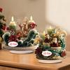 2D Christmas Plague Acrylic Ornament Collection Crafts Artwork Decors for Centerpiece Bookshelf Desk