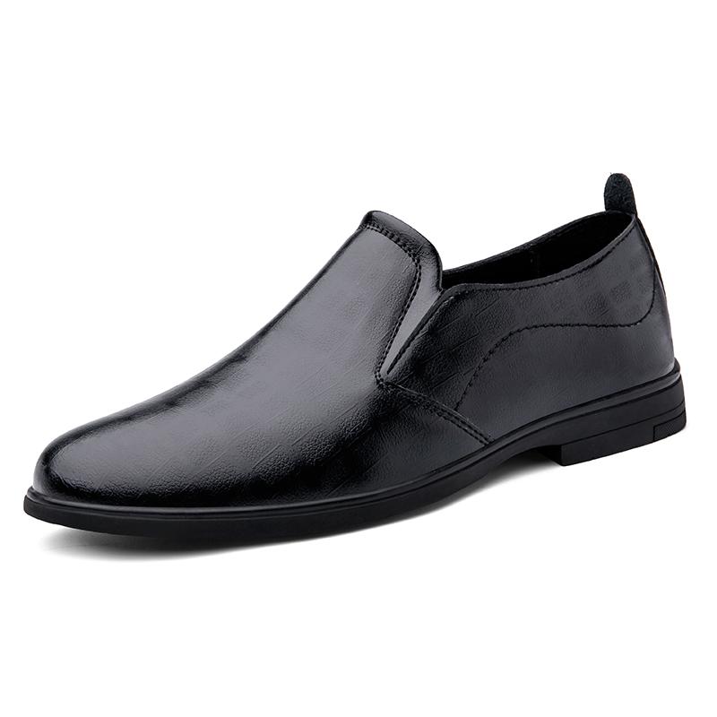 Модная повседневная кожаная обувь Новое поступление Мужские оксфорды Удобная низкая формальная обувь для платья Деловая мужская обувь дерби Кроссовки