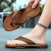 Men Flip Flop Fashion Mens Sandals Outdoor Soft Summer Slippers Size 39-46 Non-slip Outside Wear Thick Bottom Beach Shoes Slides