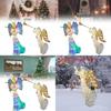 Angel Tree Topper Acrylic Christmas Decor With Lighted Star For Festive Homes