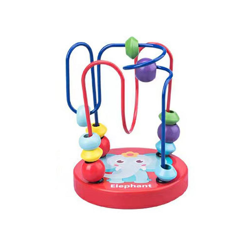 Wooden Baby Musical Toy Set Xylophone Bead Maze and Hammering Bench Early Learning Activity Bundle
