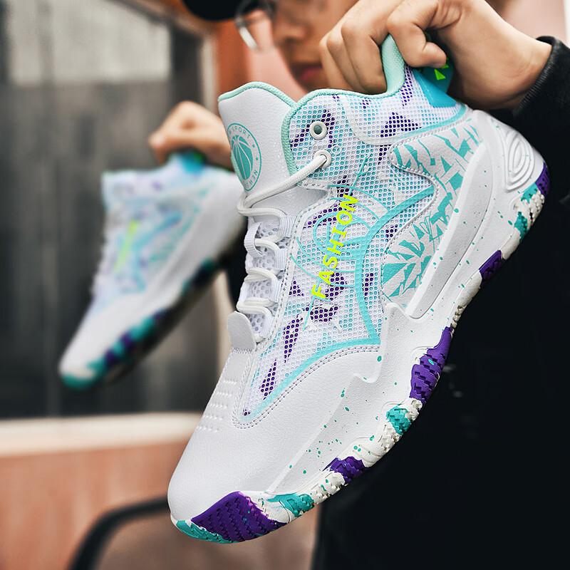 Баскетбольные кроссовки Kobe мужские кроссовки с высоким верхом износостойкие детские летние сетчатые нескользящие дышащие кроссовки для мальчиков подростковые