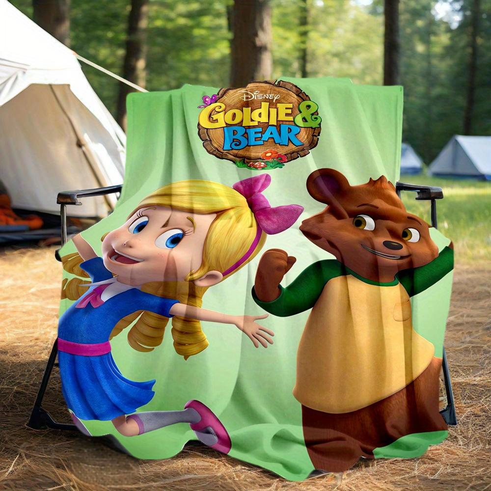 1pc, Disney Goldie and Bear Blanket Soft Throw Blanket for Friend, Perfect Gift, Outdoor Blankets, All Seasons Use, Living Room