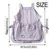 Adjustable Cat Holding Apron Elastic Pocket Pet Carrier Apron New Pet Grooming Smock  Cat Holding