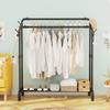 Напольная вешалка для одежды Современная простота Многослойная с крючками Вешалка для одежды Экономия места Расширенная и приподнятая Вешалка для пальто