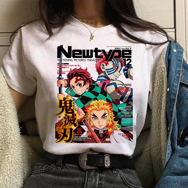 Nezuko Demon Slayer Anime T Shirt Comics Japanese Graphic Printed Cartoon Streetwear Top Oversized Tee Female/Man T-Shirt
