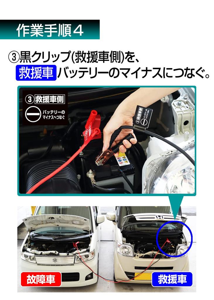 Aqua Dream ADB-50A-3 Platinum Booster Cable for Mini and Compact Cars (Compatible with Hybrid