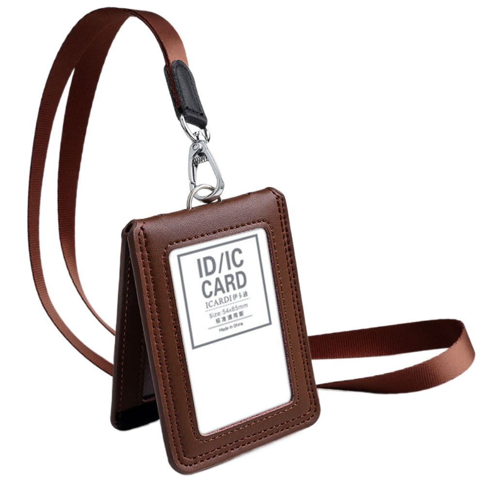 Держатель для бейджа врача из воловьей кожи, чехол для визитной карточки, держатель для удостоверения личности, полицейский репортер