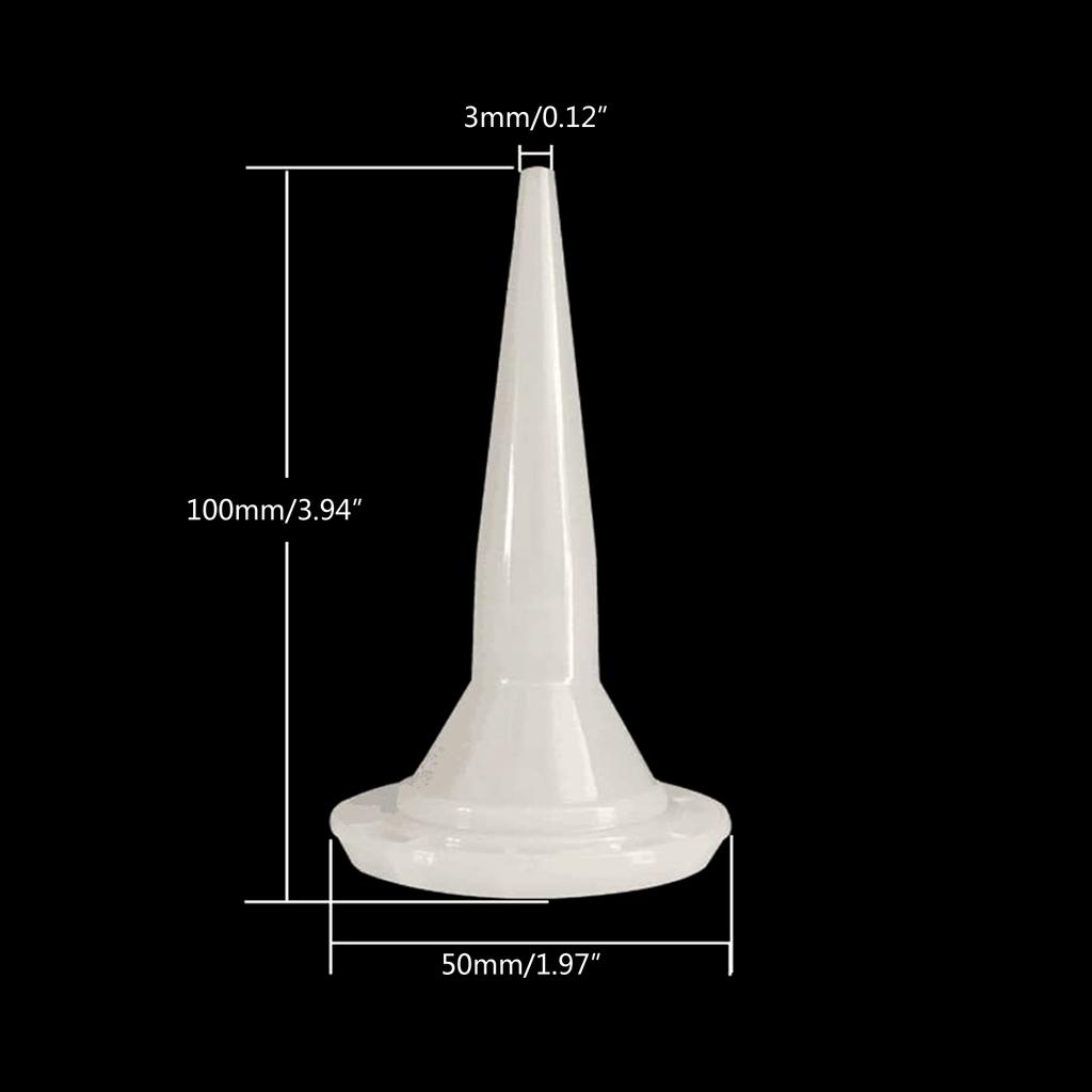 24 шт. Конусная насадка для герметика Пистолеты для герметика Насадки для герметика Аппликатор Пистолеты для герметика Конусные насадки Многоразовые