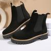 Spring and Autumn New Frosted Martin Boots Fashion Casual Round Head Large Size Fashion Trend Shoes