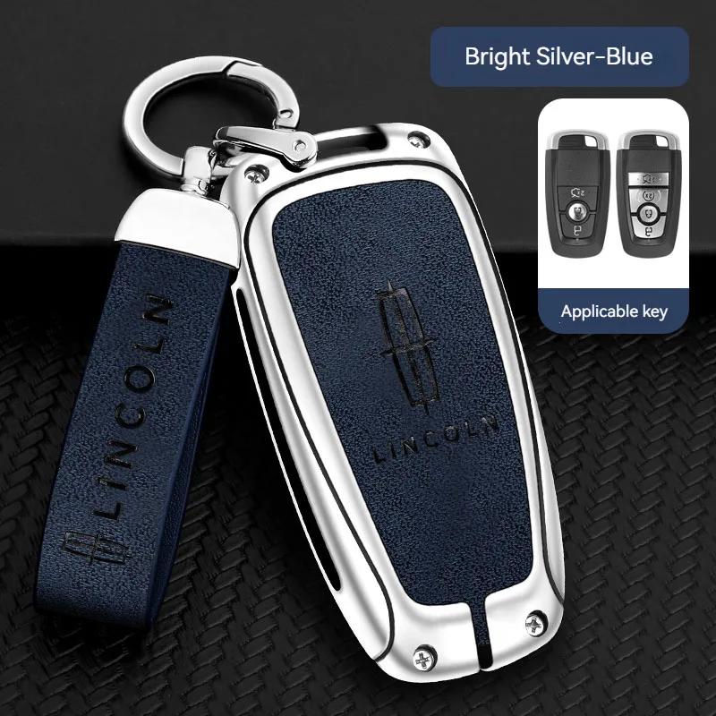 TPU Car Key Cover Case Bag for Lincoln Continental MKC MKZ MKX Navigator Z Nautilus Aviator Corsair 2017 2018 2019 2022 Keychain Q4