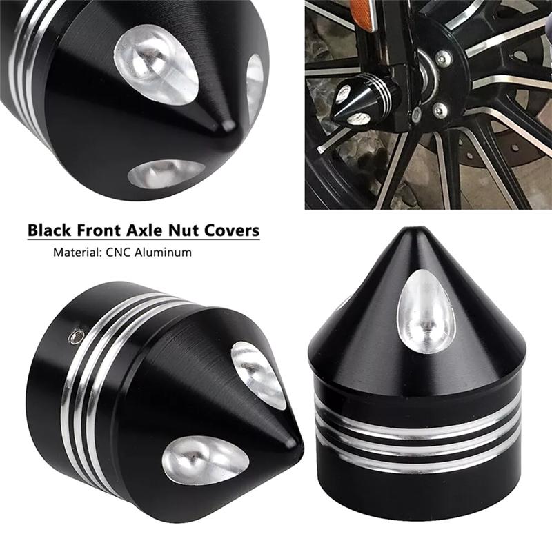 Precise Front Axle Cap Cover For Dyna Touring Road King Classic FLHRC
