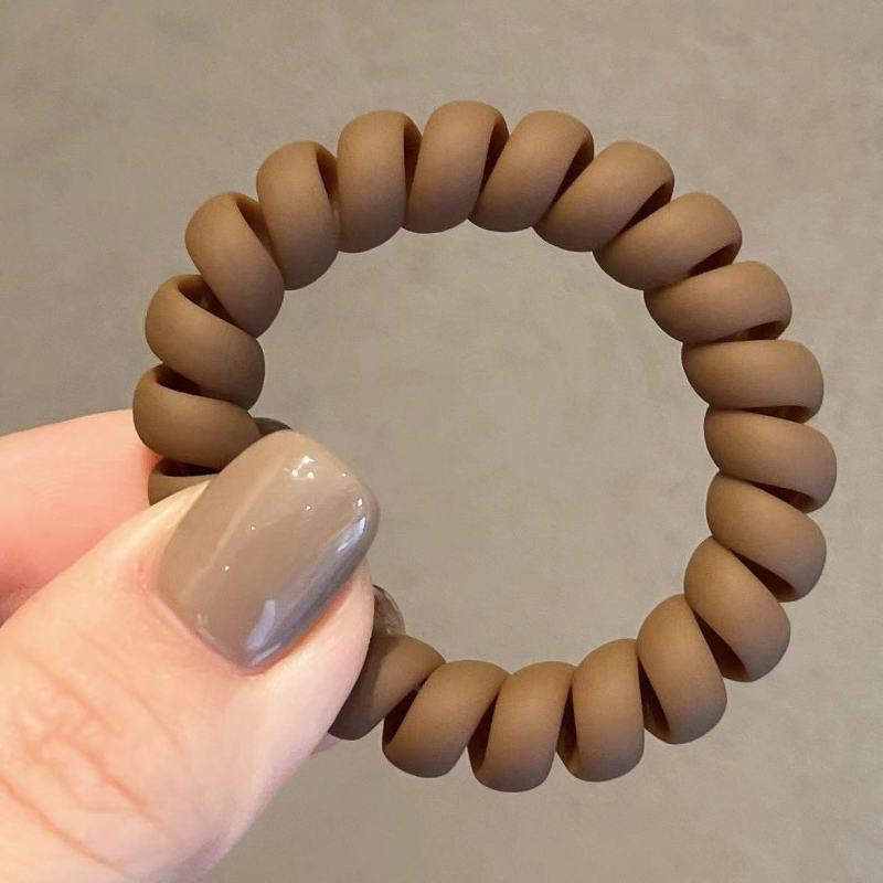 Кольцо для волос в стиле Ins с геометрическим рисунком, шнур для телефона, простой индивидуальный дизайн, веревка для волос, универсальные аксессуары для волос, женские