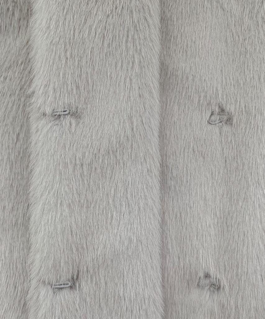 Somewherebutter Half Fur Jacket - Light Gray