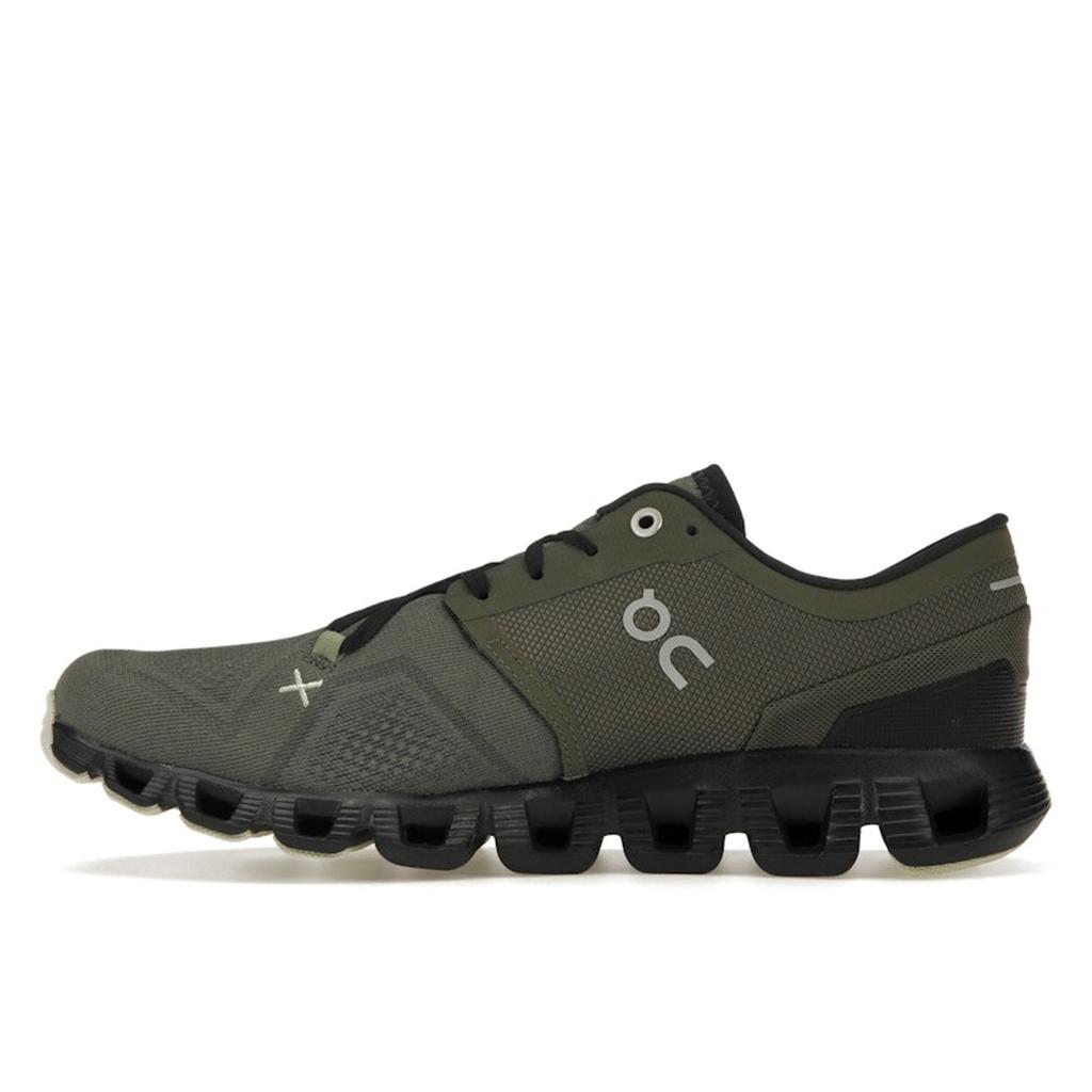ON Cloud X 3 Olive Reseda Men Sneakers Green 60.98704
