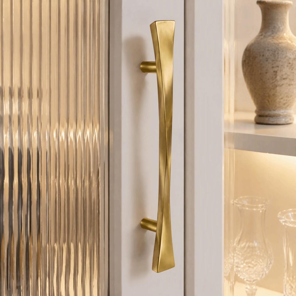 Solid Brass Cabinet Pull Handles Modern Minimalist Furniture Handles Drawer Knobs Home Hardware