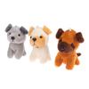Cute Wolfhound Plush Toy Wolf Dog Pendant Stuffed Doll Keychain Car Bag Decor