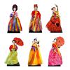 Geisha Kimono Figurine Folk Ethnic Ornament Collectible Craft Korean Hanbok Doll for Countertop Shop Gifts Home Use Birthday
