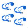 4 Pieces Cam Buckle Lashing Straps for Kayaks, Canoes and Roof-Mounted 25mmx2.5, 2.5m