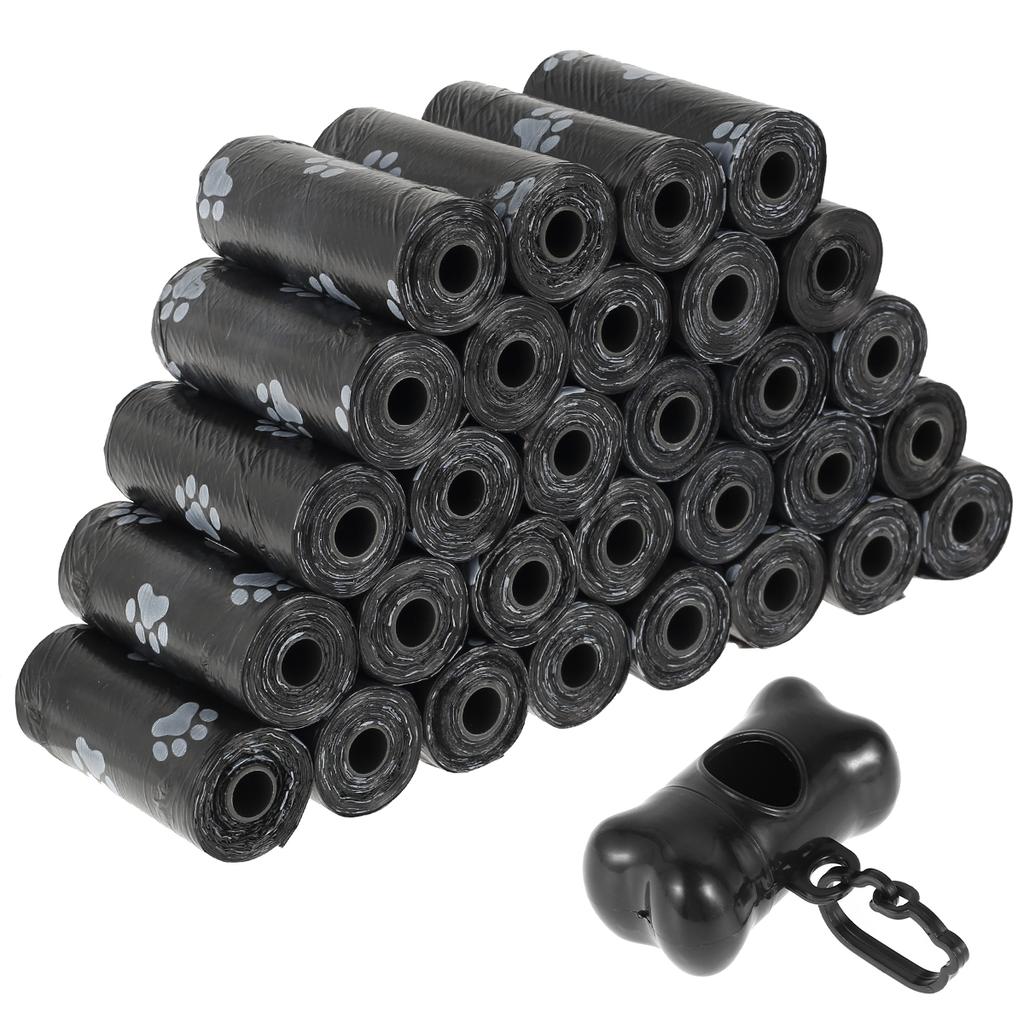 Мешки для собачьих какашек 30/60 рулонов биоразлагаемые мешки для отходов какашек сменные рулоны для собак 1 регулируемый дозатор 100% герметичный мешок для собачьих отходов