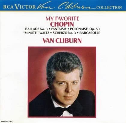 CD VAN CLIBURN - My Favorite Chopin 603582RG RCA Victor, BMG 1990 US Classical Used