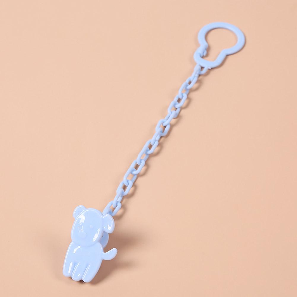 Anti-lost Baby Pacifier Clip Chain Cartoon Animal Infant Dummy Nipple Holder for Toddler Kids
