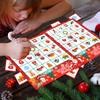 Christmas Bingo Game for Family Xmas Bingo Game Cards New Year Winter Holiday Party Kids,Adult Card Games Indoor Home Activities