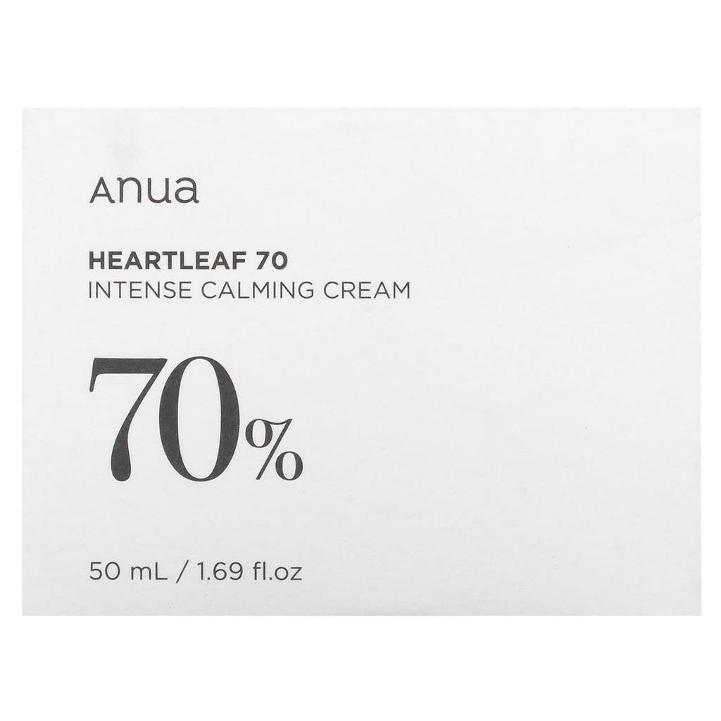 Anua Heartleaf 70% Интенсивный успокаивающий крем, 50 мл (1,69 жидких унций)
