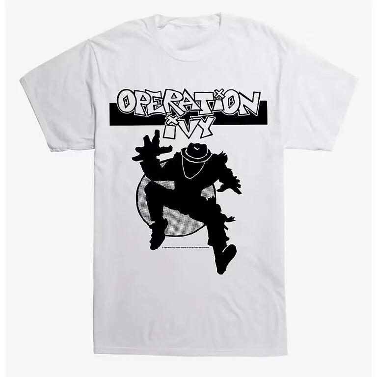 Винтажная футболка Operation Ivy Band Мужская Белая Унисекс Все Размеры S-4XL Унисекс Футболка